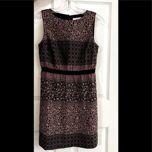 Ann Taylor Loft Sleeveless Petite Print Dress - Size XSP